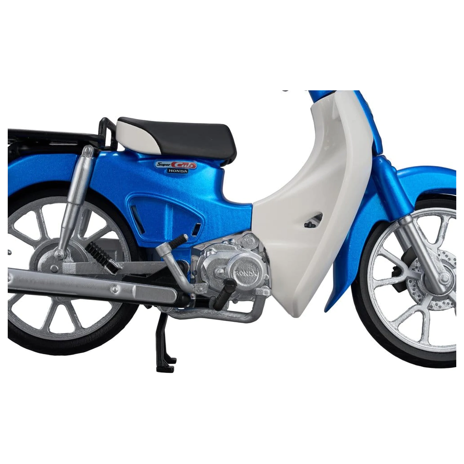 Honda Kaitanics Plastikmodellbausatz Super Cub 110 Glint Wave Blue Metallic Produktfoto