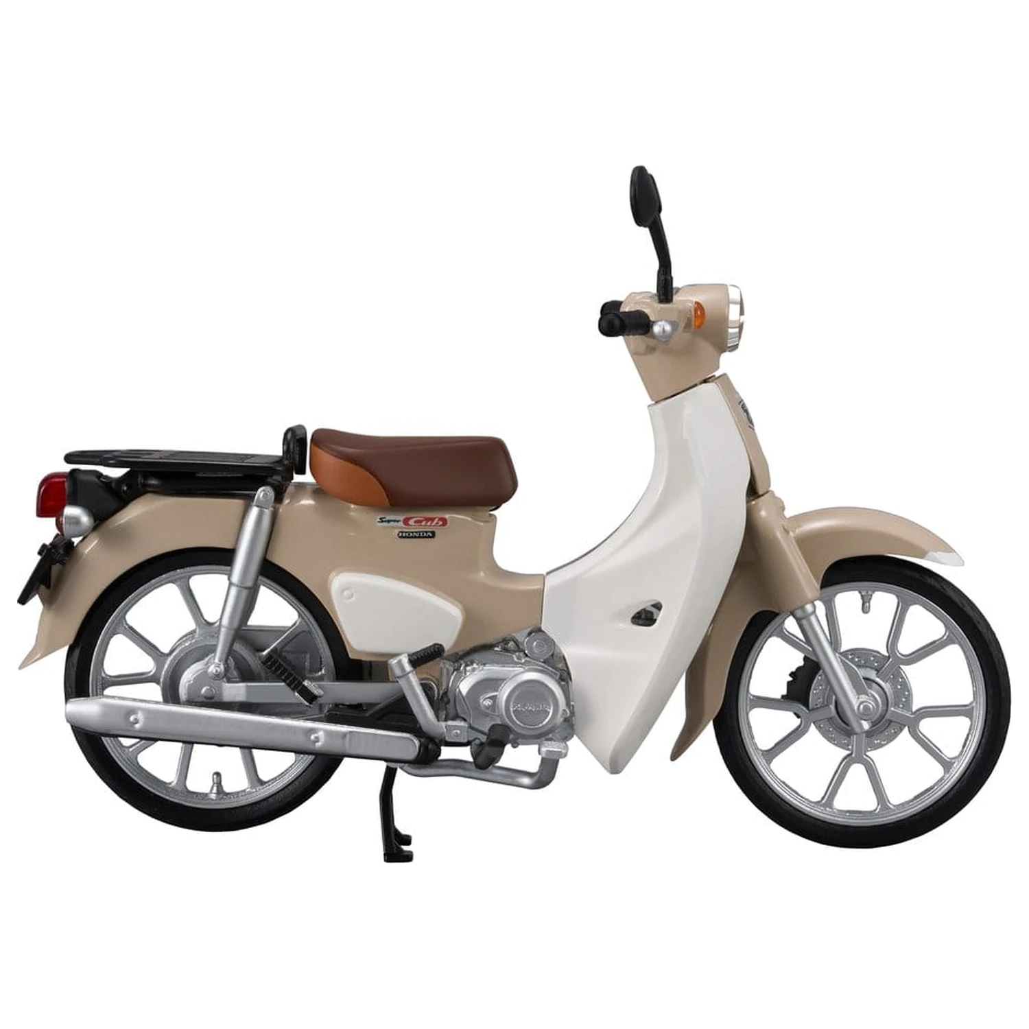 Honda Kaitanics Plastikmodellbausatz Super Cub 110 Virgin Beige Produktfoto