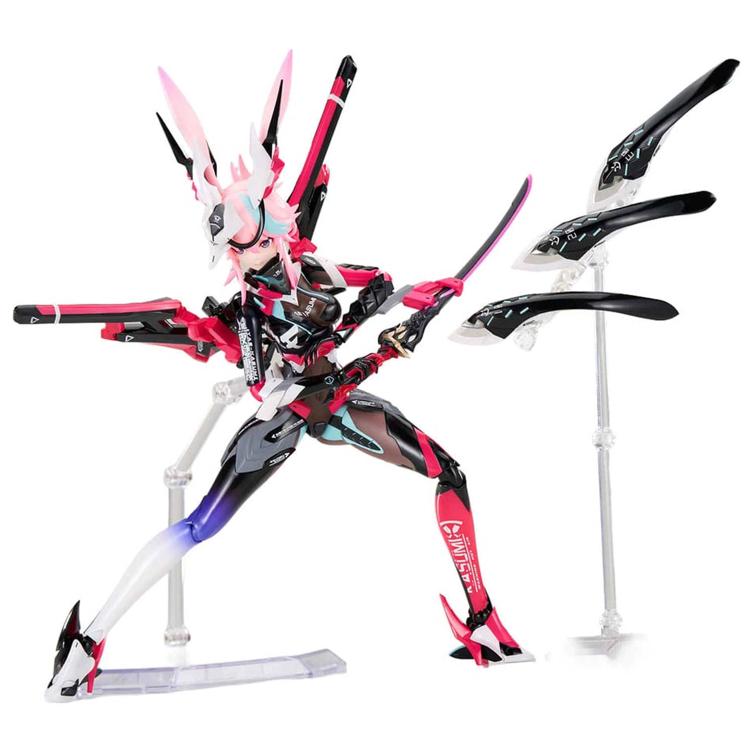 Honkai Impact 3rd Arctech Posable Series Action-Figuren 1/8 Sakura Yae Darkbolt Jonin Neon Shade Ver. 22 cm Produktfoto