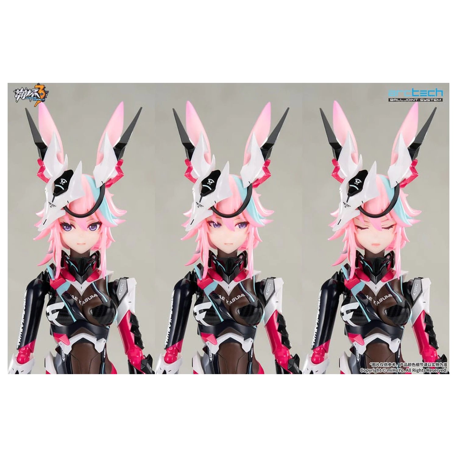 Honkai Impact 3rd Arctech Posable Series Action-Figuren 1/8 Sakura Yae Darkbolt Jonin Neon Shade Ver. 22 cm Produktfoto