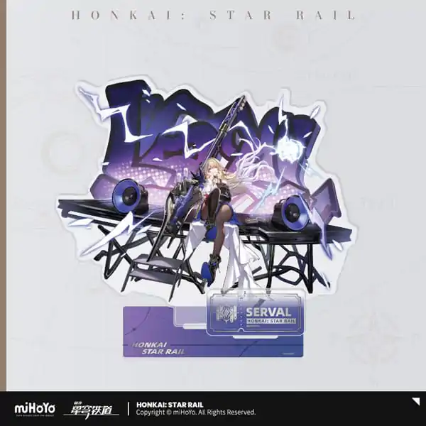 Honkai: Star Rail Acryl Figur Serval 20 cm termékfotó