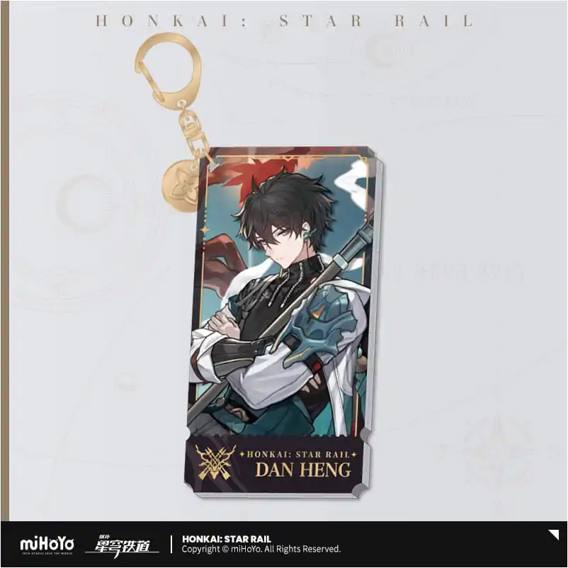 Honkai: Star Rail Charakter Acryl Schlüsselanhänger Dan Heng 9 cm termékfotó