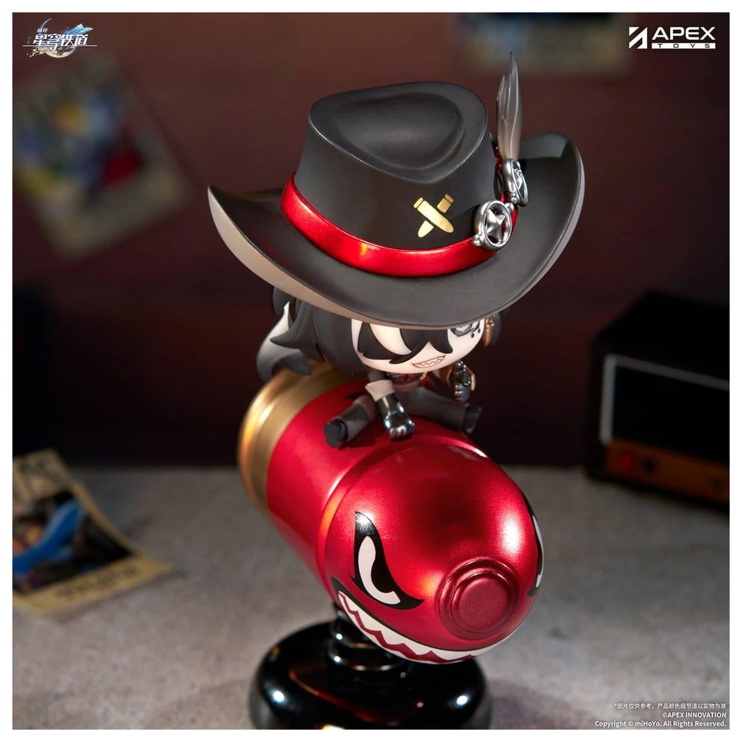 Honkai: Star Rail Chibi Chara PVC Figur Boothill YuraYura 11 cm Produktfoto