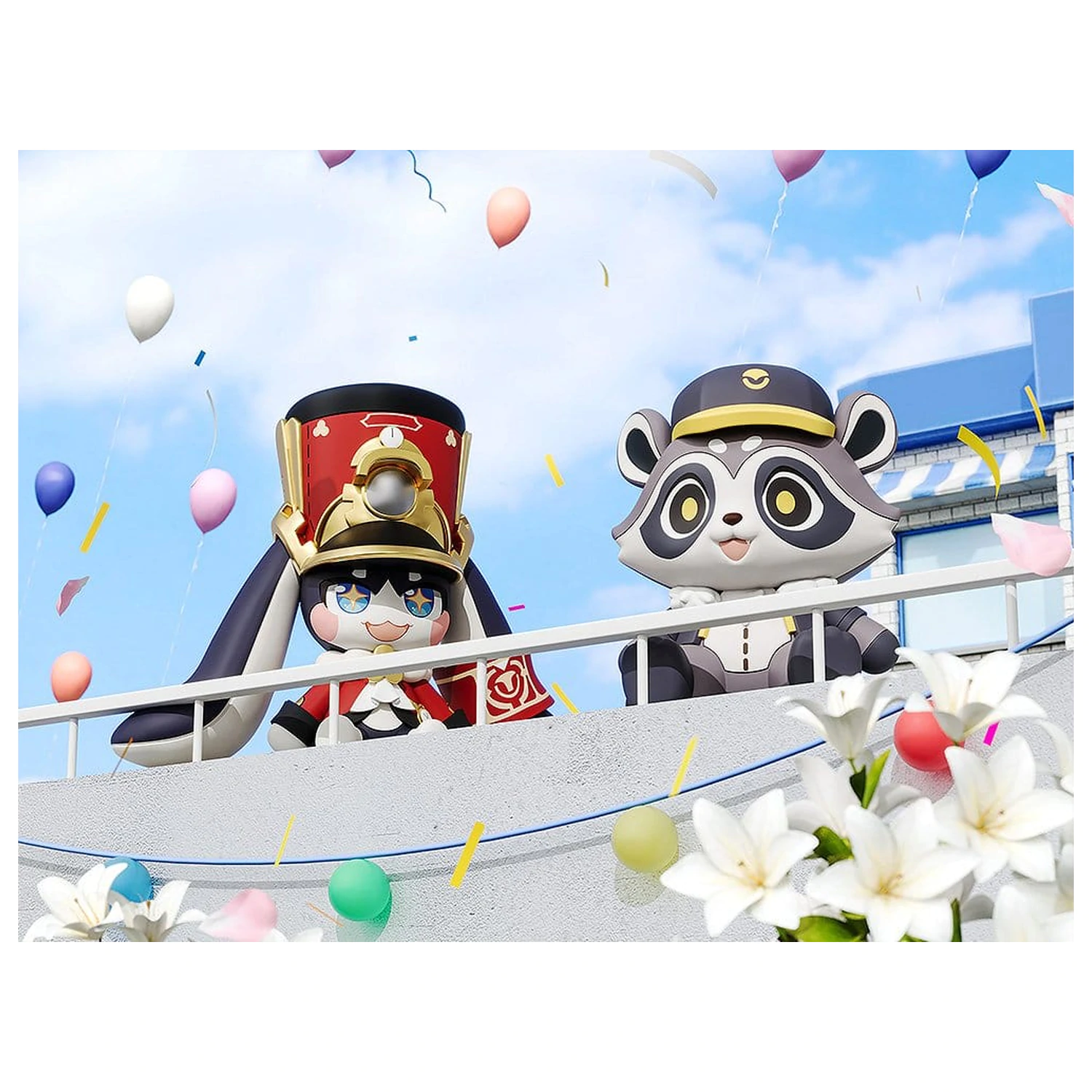 Honkai: Star Rail Huggy Good Smile Mini Figur Baseball Waschbär 7 cm Produktfoto