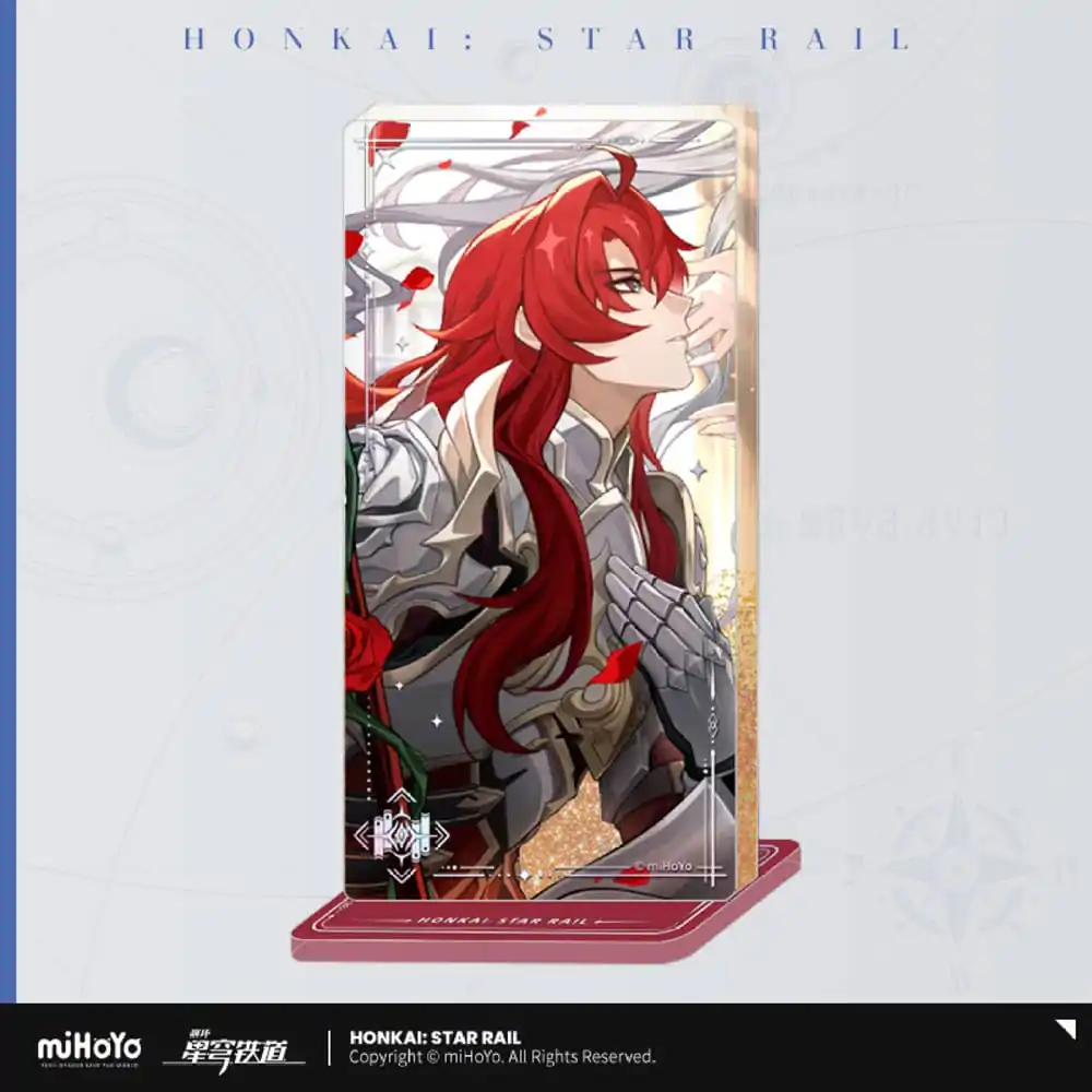 Honkai: Star Rail Light Cone Acryl Ornament mit Glitter: Argenti An Instant Before a Gaze 15 cm Produktfoto