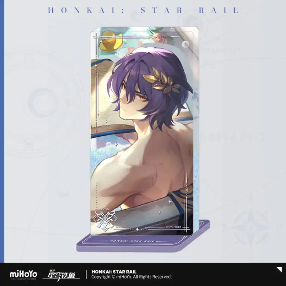 Honkai: Star Rail Light Cone Acryl Ornament mit Glitzer: Dr. Ratio Baptism of Pure Thought 15 cm Produktfoto