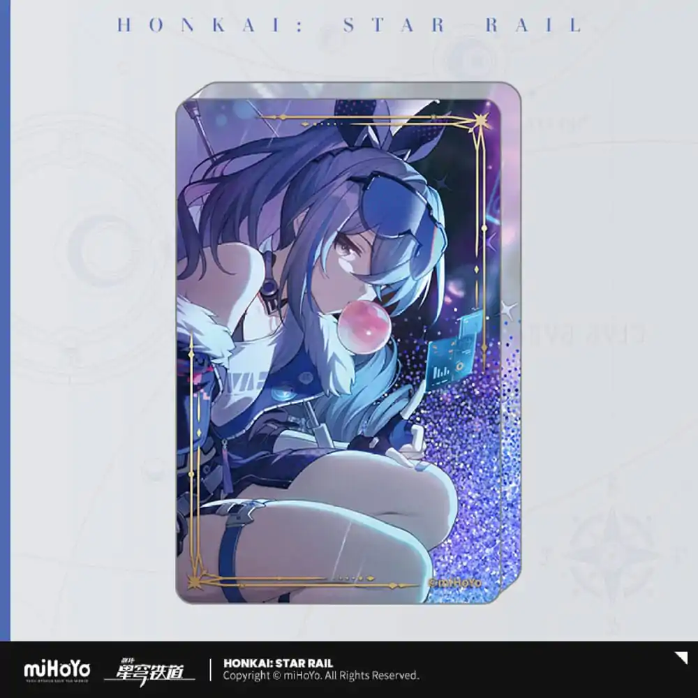 Honkai: Star Rail Light Cone Acryl Ornament mit Glitter: Incessant Rain 9 cm Produktfoto