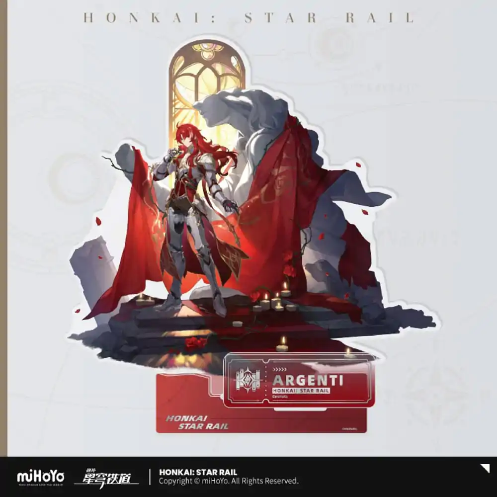 Honkai: Star Rail Path of the Erudition Series Acryl Figur Argenti 22 cm Produktfoto
