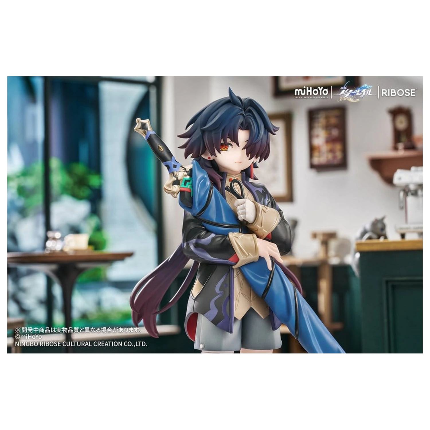Honkai: Star Rail Rise Up+ Chibi Cat Series Chibi Figur Blade Ver. 19 cm Produktfoto