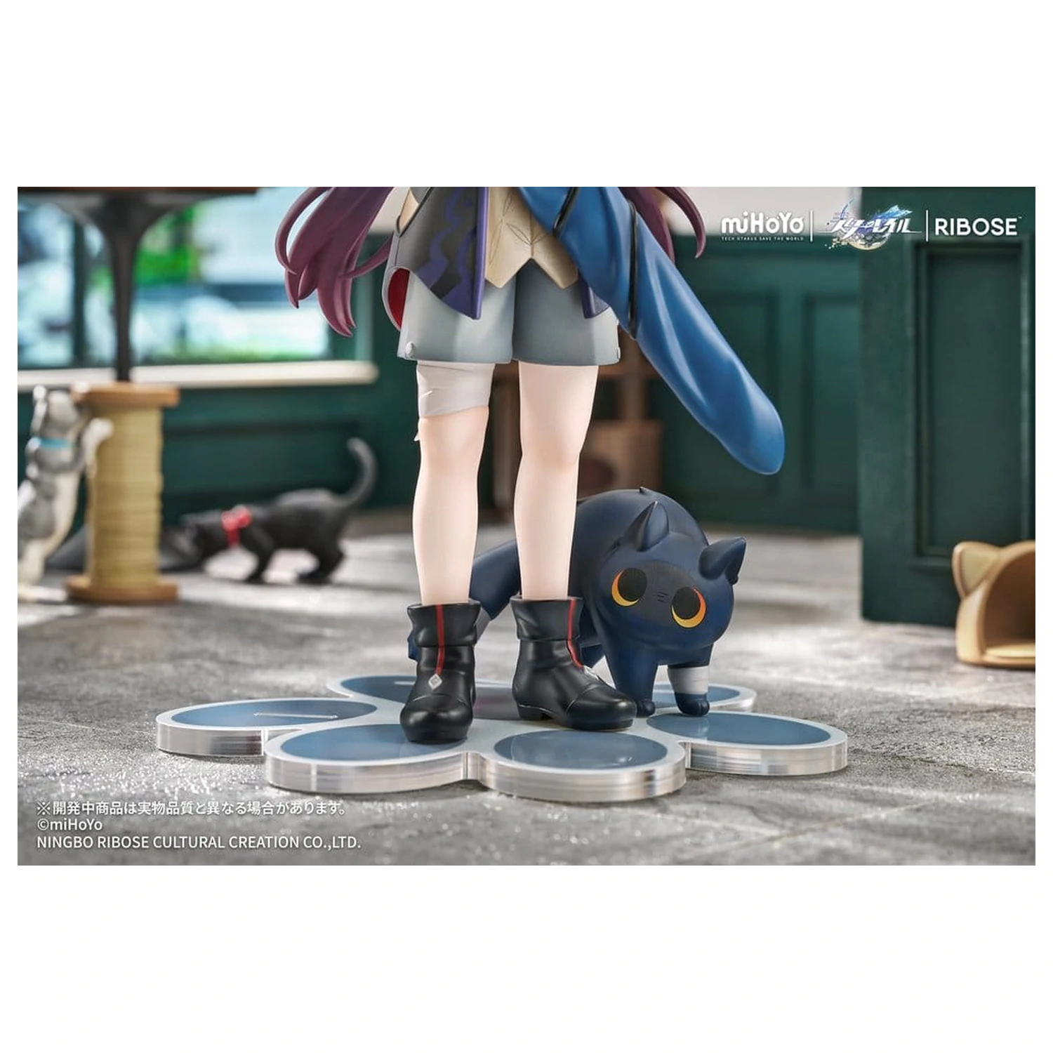 Honkai: Star Rail Rise Up+ Chibi Cat Series Chibi Figur Blade Ver. 19 cm Produktfoto