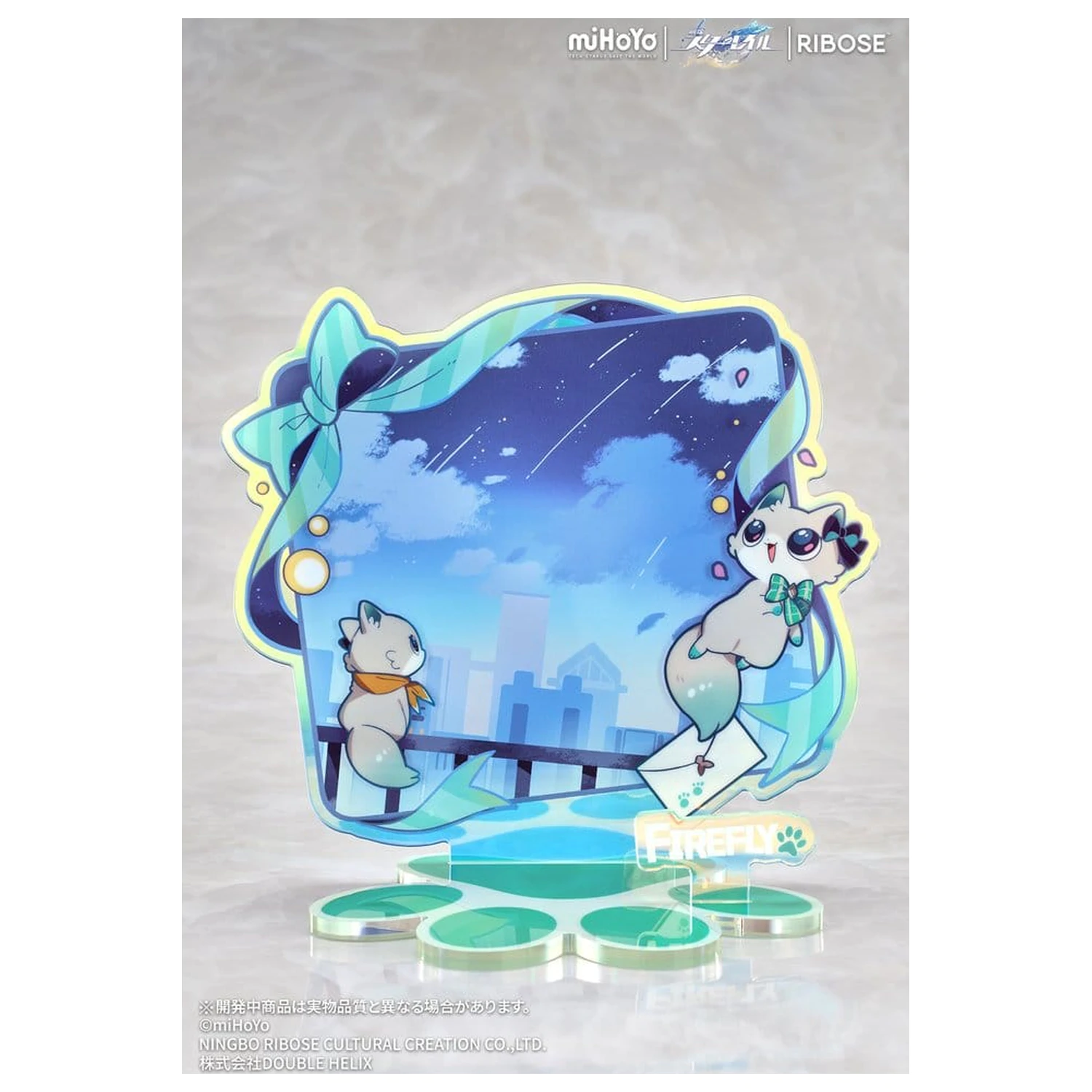 Honkai: Star Rail Rise Up+ Chibi Cat Serie Mini Figur Firefly Ver. 18 cm Produktfoto