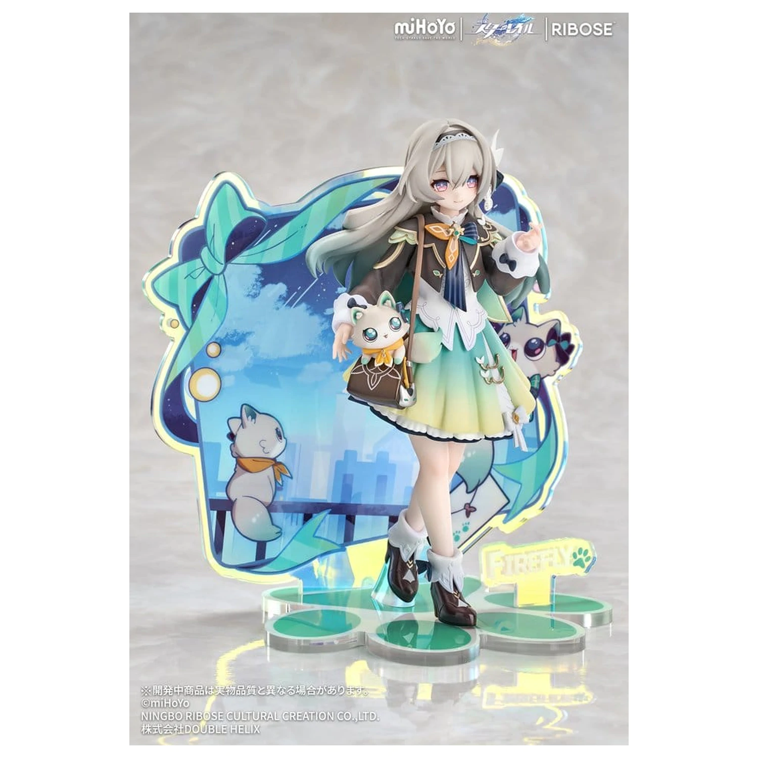 Honkai: Star Rail Rise Up+ Chibi Cat Serie Mini Figur Firefly Ver. 18 cm Produktfoto