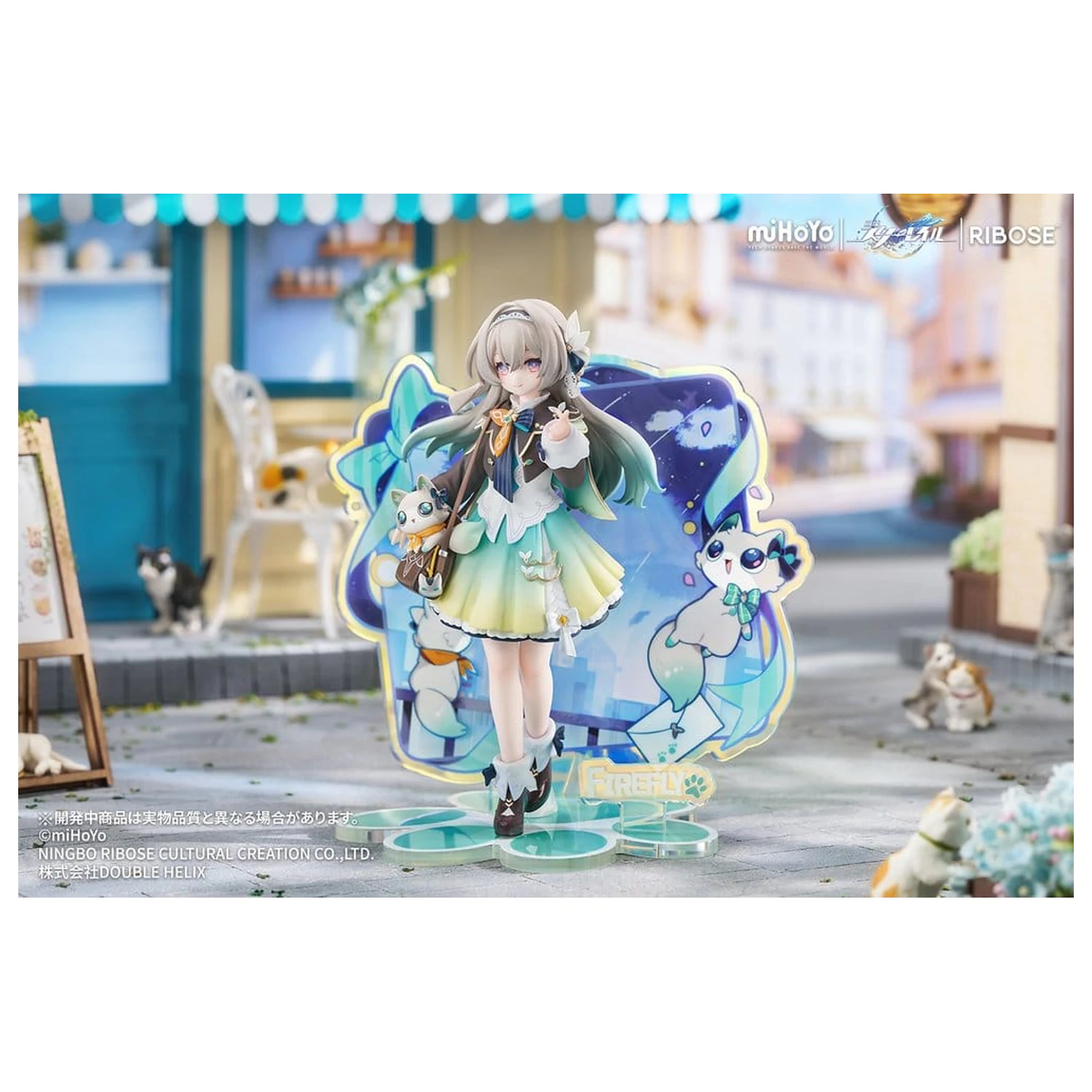 Honkai: Star Rail Rise Up+ Chibi Cat Serie Mini Figur Firefly Ver. 18 cm Produktfoto