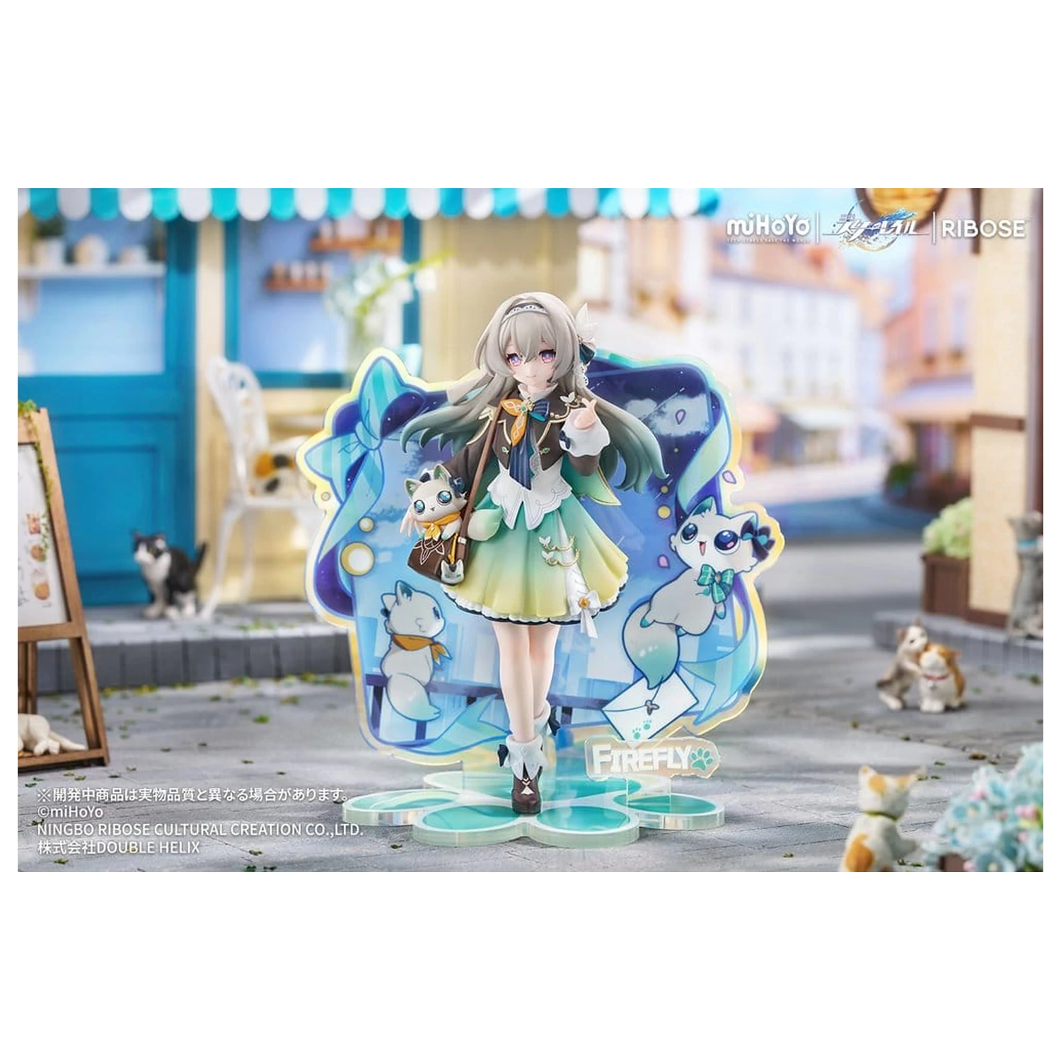 Honkai: Star Rail Rise Up+ Chibi Cat Serie Mini Figur Firefly Ver. 18 cm Produktfoto