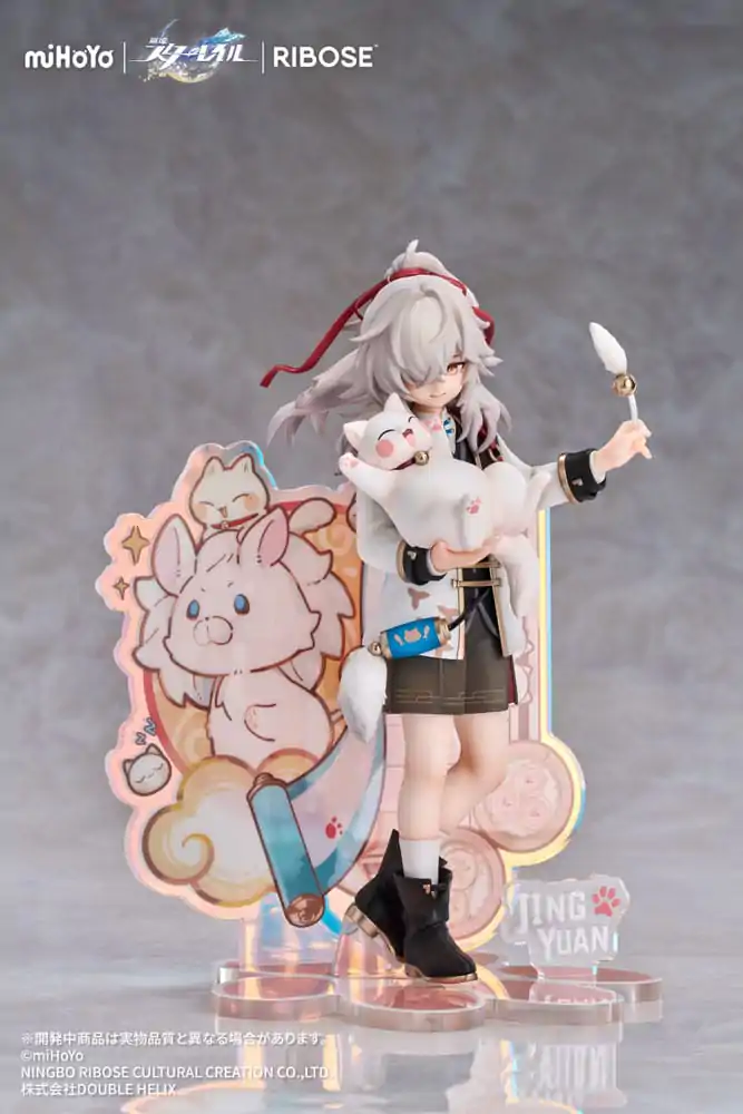 Honkai: Star Rail Rise Up Little Cat Series PVC Statue Jing Yuan 20 cm Produktfoto