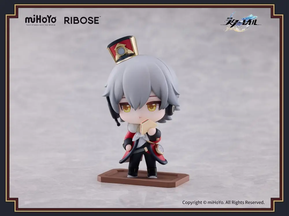 Honkai: Star Rail Welcome to Train Tea Party Chibi Figur Trailblazer (Male) 8 cm Produktfoto