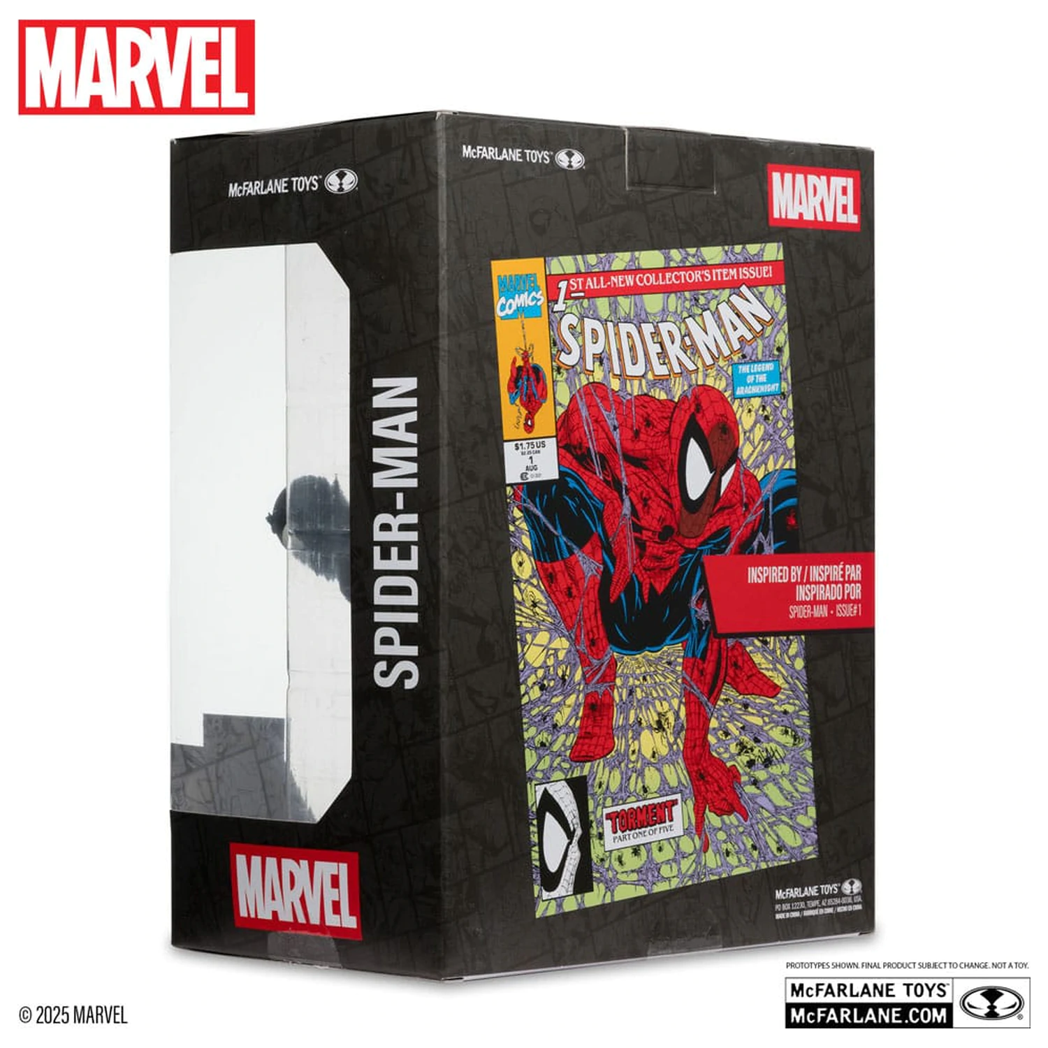 Marvel Collection PVC Statue 1/6 Spider-Man (Spider-Man #1)(Black Suit)(Chase) 28 cm Produktfoto