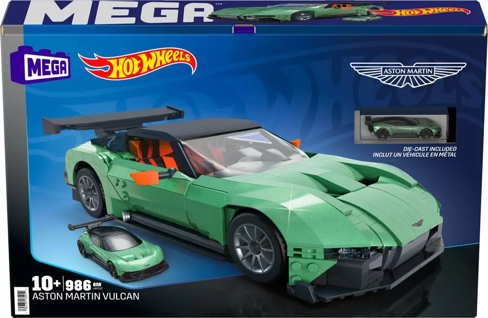 Hot Wheels Mega Construx Bauset Aston Martin Vulcan 29 cm Produktfoto