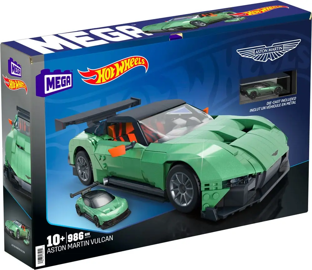Hot Wheels Mega Construx Bauset Aston Martin Vulcan 29 cm Produktfoto