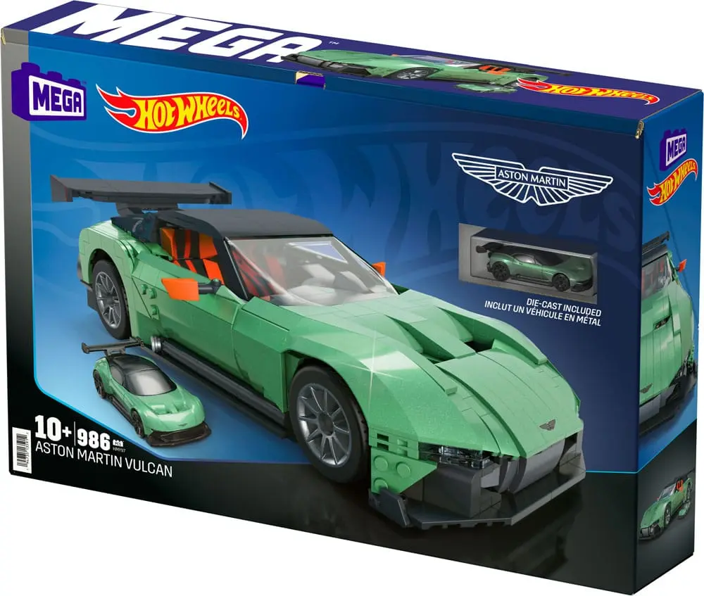 Hot Wheels Mega Construx Bauset Aston Martin Vulcan 29 cm Produktfoto