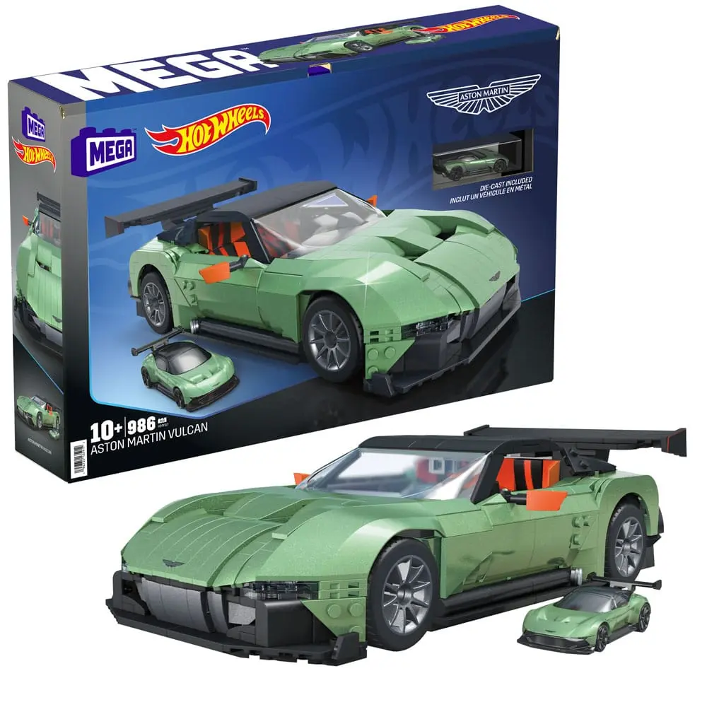 Hot Wheels Mega Construx Bauset Aston Martin Vulcan 29 cm Produktfoto