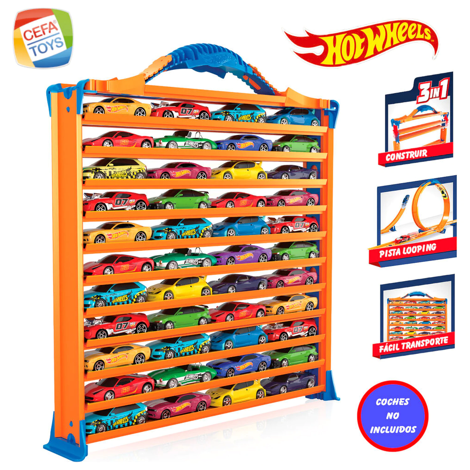 Hot Wheels 3-in-1 Auto Transporter Hülle Produktfoto