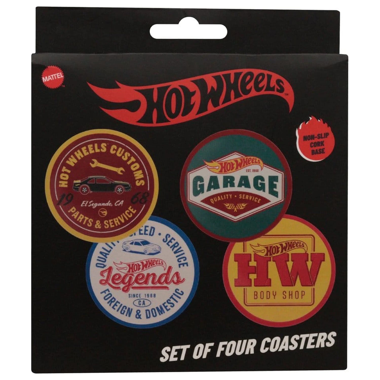 Hot Wheels Coaster 4er-Pack Produktfoto