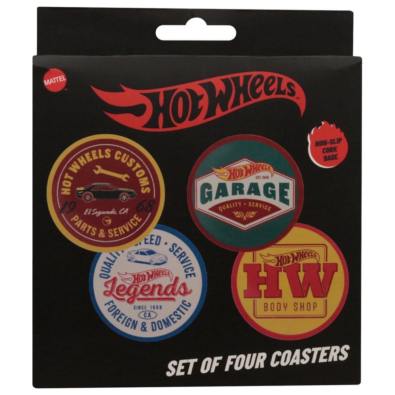 Hot Wheels Coaster 4er-Pack Produktfoto