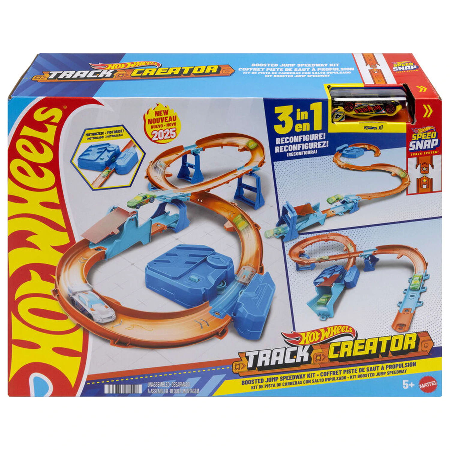 Hot Wheels Boosted Jump Speedway Set Produktfoto