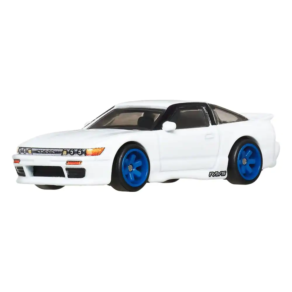 Hot Wheels Premium Car Culture Diecast Fahrzeug 2er-Pack 1/64 '96 Nissan 180SX Type X & Nissan SilEighty Produktfoto