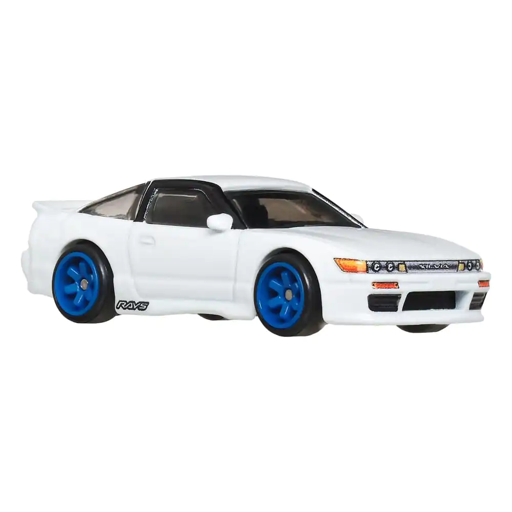 Hot Wheels Premium Car Culture Diecast Fahrzeug 2er-Pack 1/64 '96 Nissan 180SX Type X & Nissan SilEighty Produktfoto