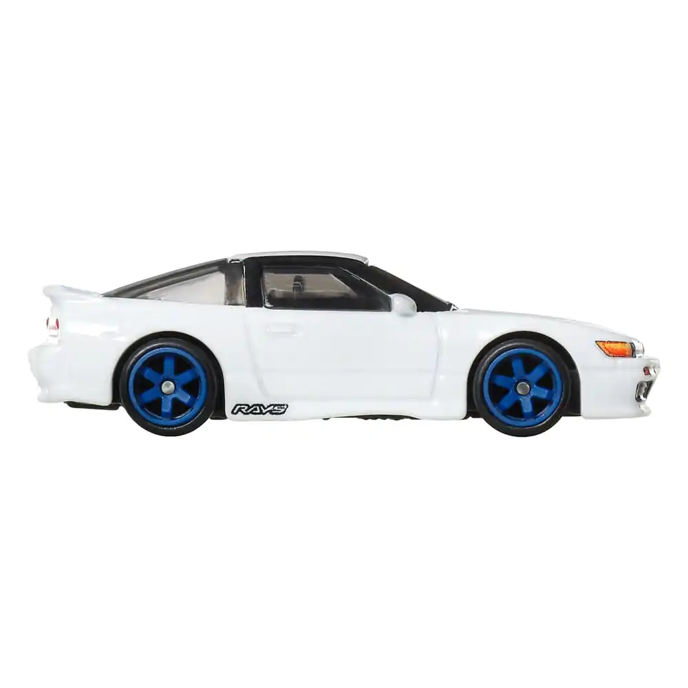 Hot Wheels Premium Car Culture Diecast Fahrzeug 2er-Pack 1/64 '96 Nissan 180SX Type X & Nissan SilEighty Produktfoto