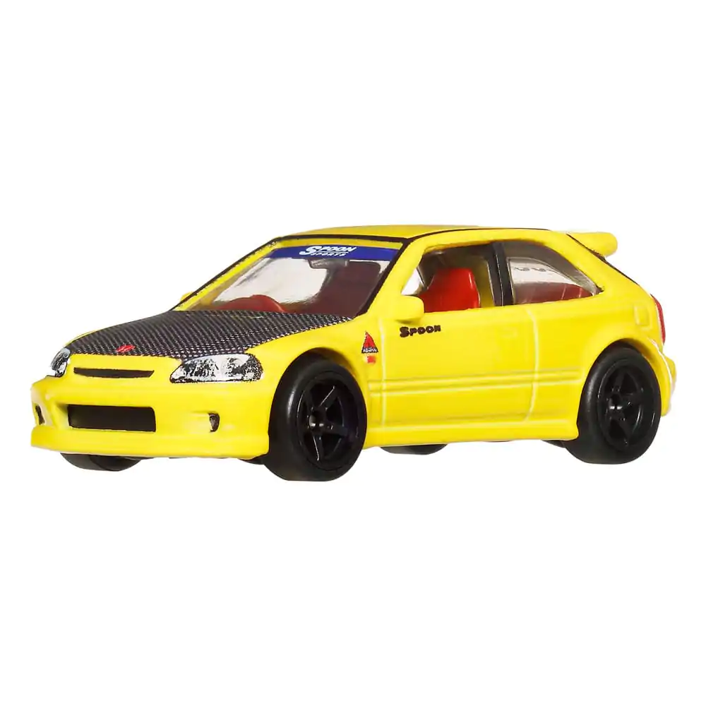 Hot Wheels Premium Car Culture Diecast Fahrzeug 2er-Pack 1/64 '99 Honda Civic Type R (EK9) & Honda Civic Type R Produktfoto