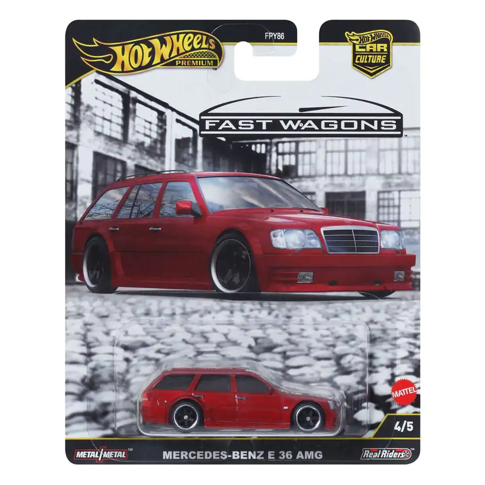 Hot Wheels Premium Car Culture Diecast Fahrzeug 1/64 Mercedes-Benz E 36 AMG Produktfoto