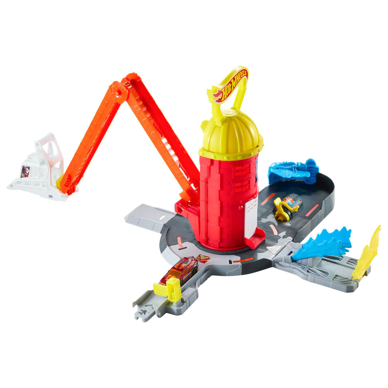 Hot Wheels City Feuerwehr Station Spielset Produktfoto