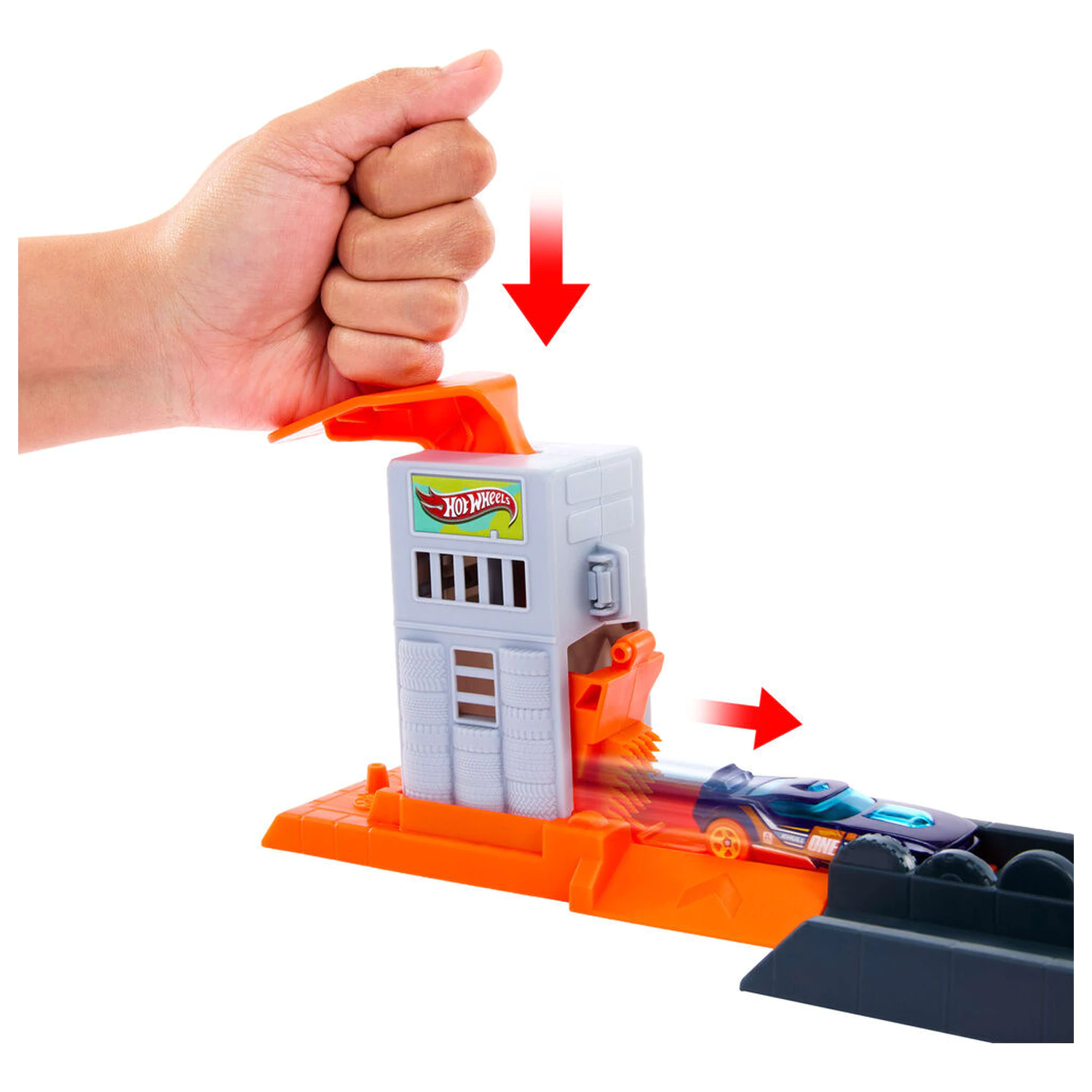 Hot Wheels City Gorilla Slam Attack Spielset Produktfoto