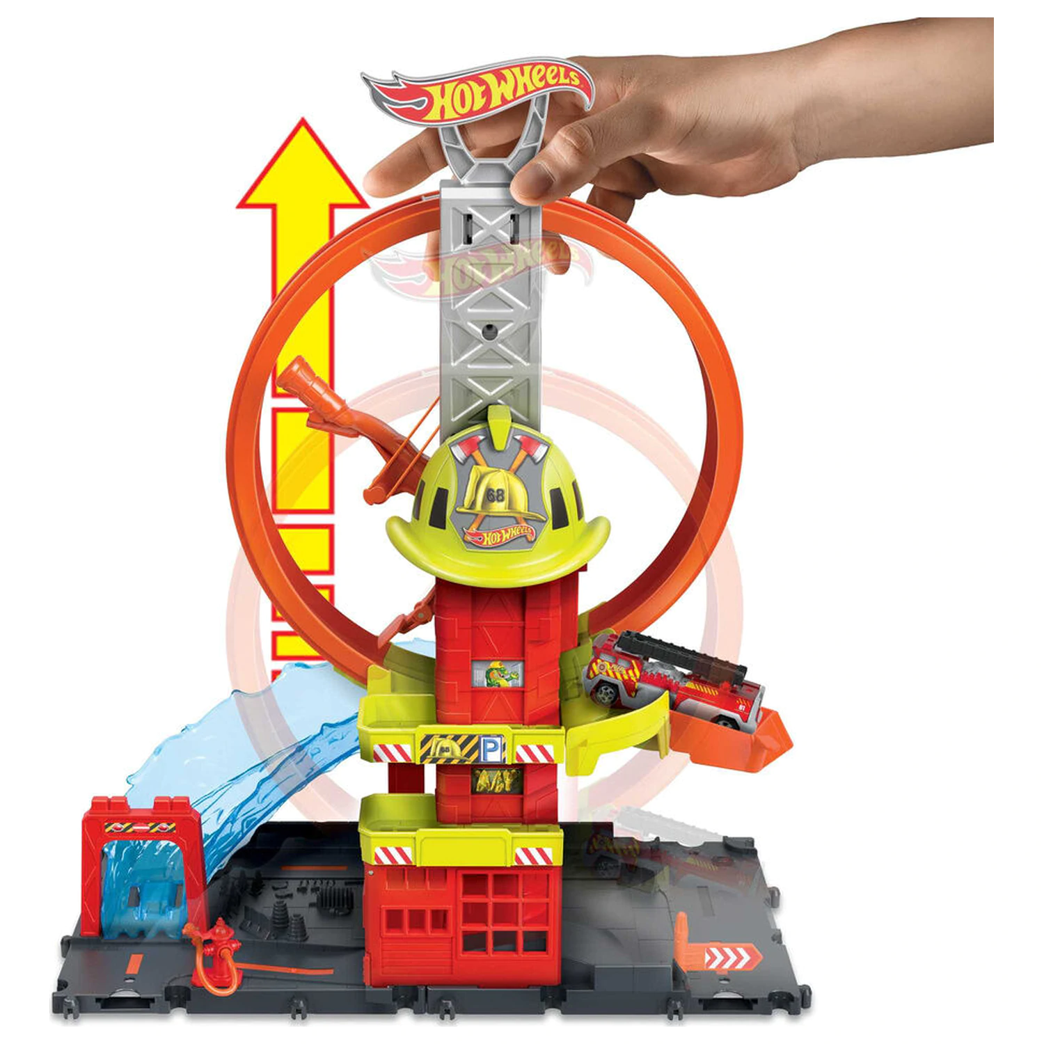 Hot Wheels City Super Feuerwehrstation Spielset Produktfoto