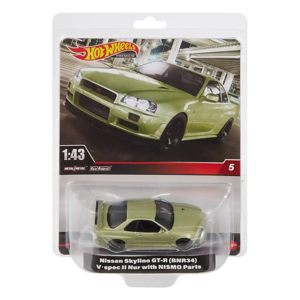 Hot Wheels Premium Diecast Modellauto 1/43 Nissan Skyline GT-R termékfotó