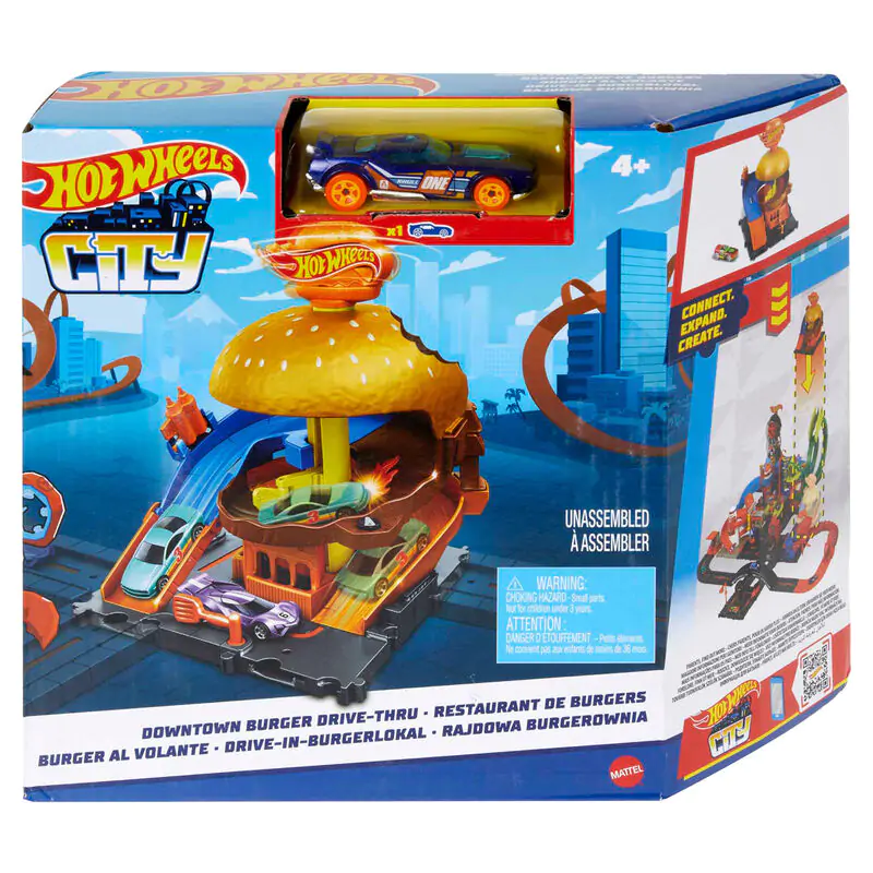 Hot Wheels Downtown Burger Drive-Thru Produktfoto
