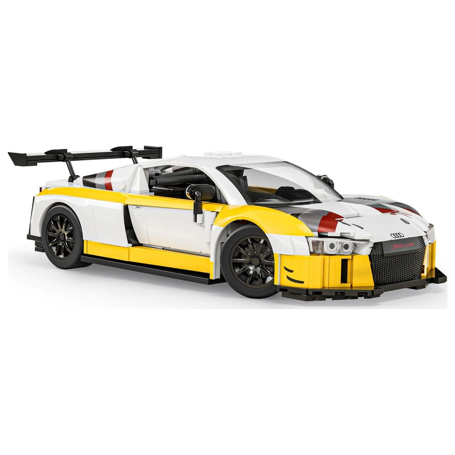 Hot Wheels Elite Mattel Brick Shop Bausatz 1/16 '15 Audi R8 LMS Produktfoto