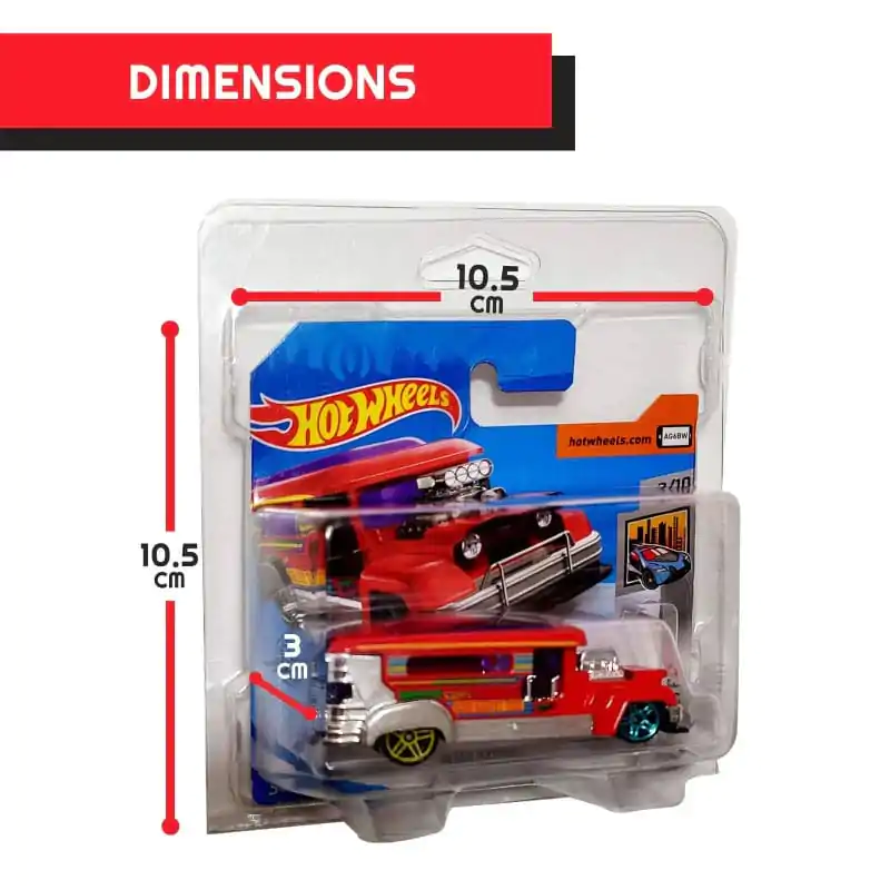 Hot Wheels European Series PET Blister 50er-Pack für Short Card Produktfoto