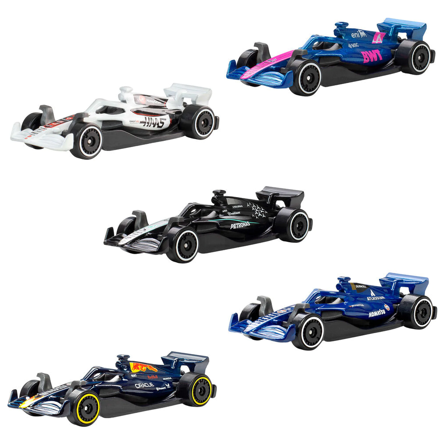Hot Wheels F1 5-teiliges Auto-Paket Produktfoto