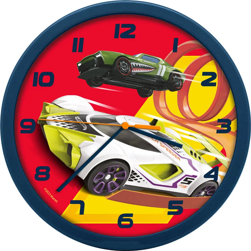 Hot Wheels Wanduhr Produktfoto