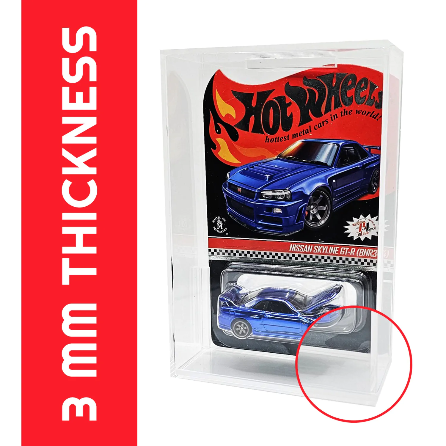 Hot Wheels Mainline Acrylgehäuse 2er-Pack Produktfoto