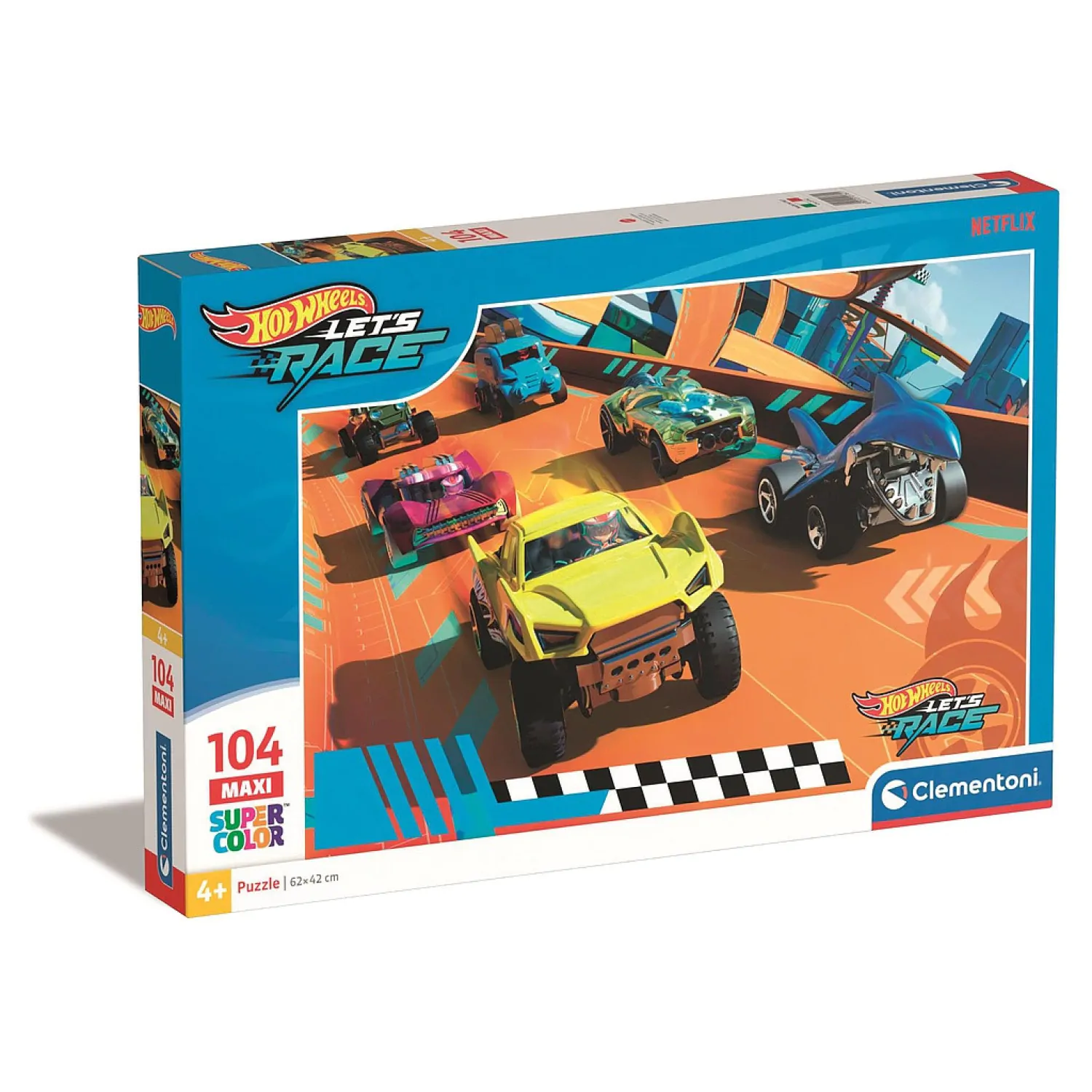 Hot Wheels maxi Puzzle 104St Produktfoto
