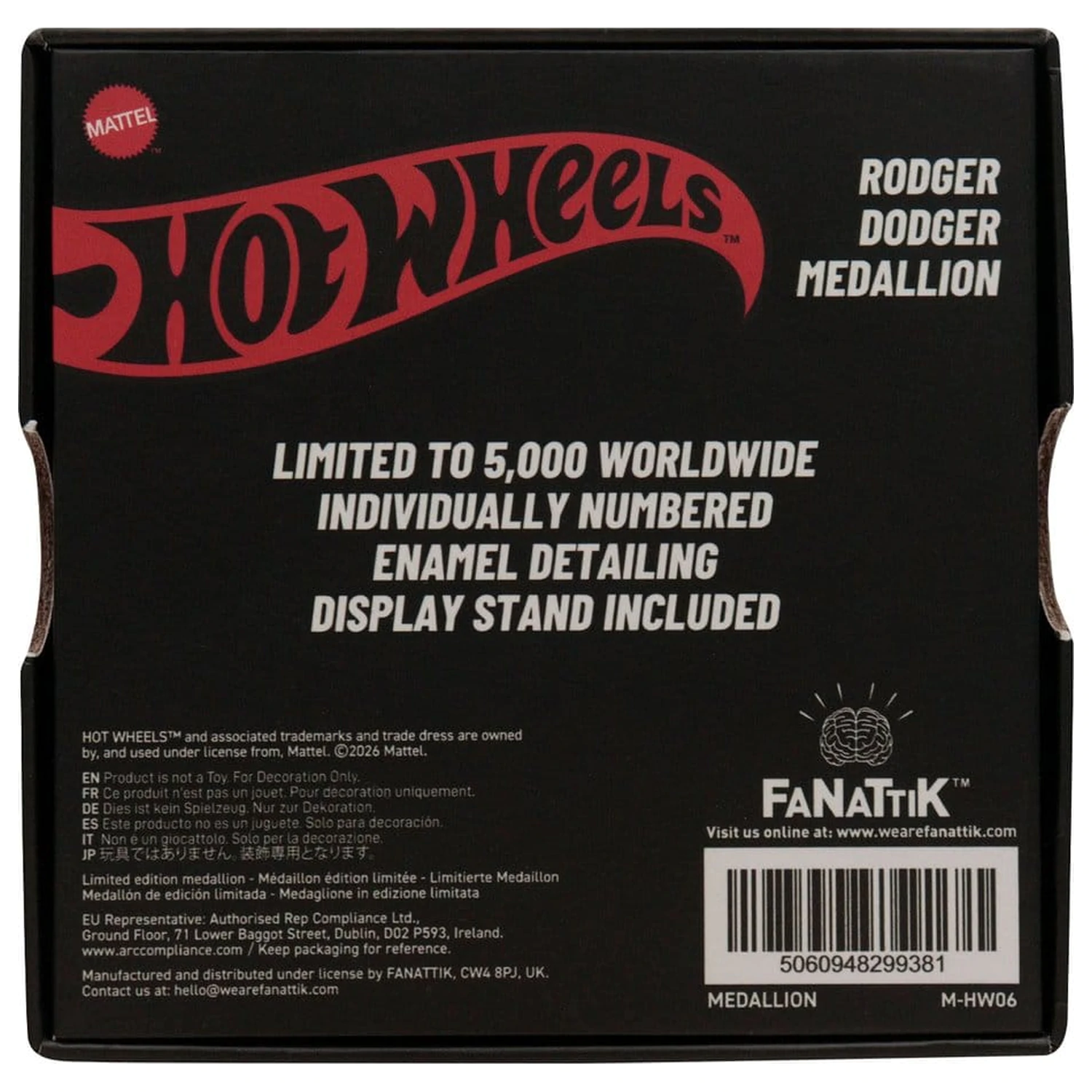 Hot Wheels Medallion Rodger Dodger Limited Edition Produktfoto