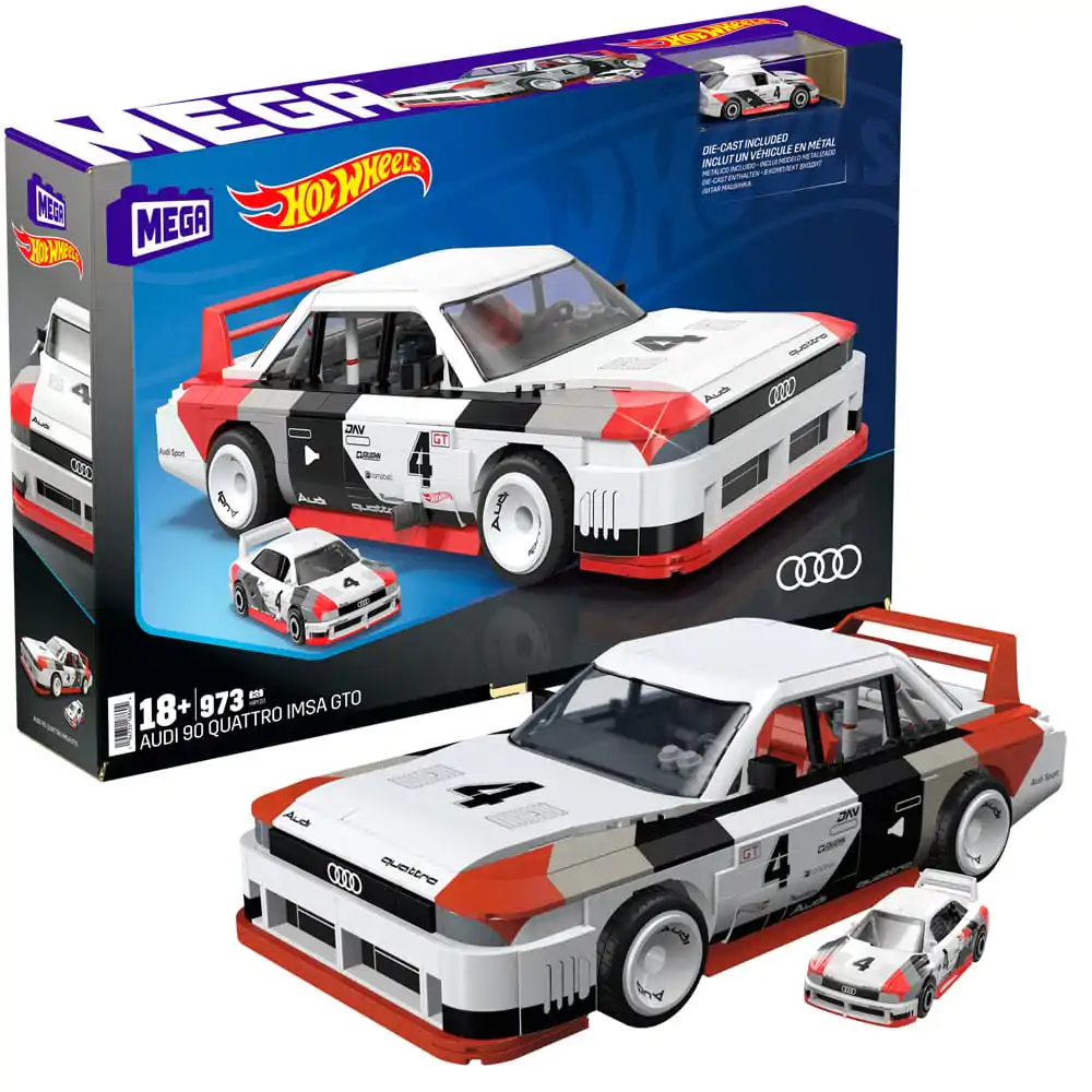 Hot Wheels MEGA Bauset 1/15 Audi 90 Quattro IMSA GTO 29 cm termékfotó