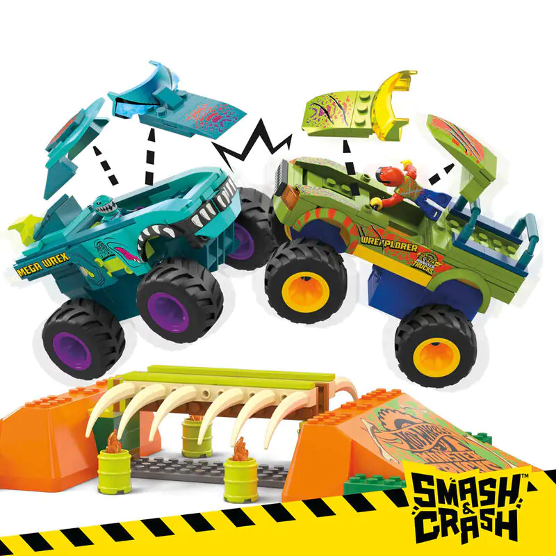 Hot Wheels Mega-Wrex Monster Trucks MEGA Construx Produktfoto