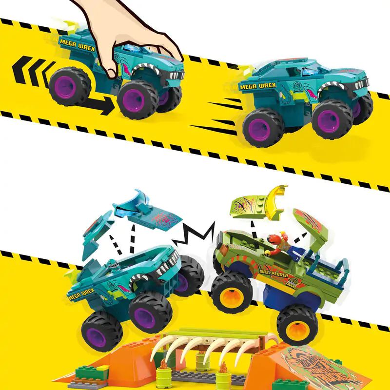 Hot Wheels Mega-Wrex Monster Trucks MEGA Construx Produktfoto