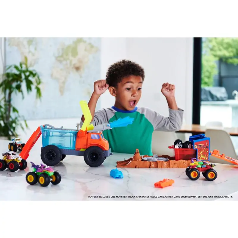 Hot Wheels Monster Trucks Arena Smashers Rescue Produktfoto